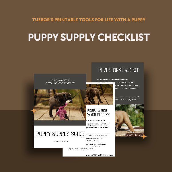 Puppy Supply Checklist